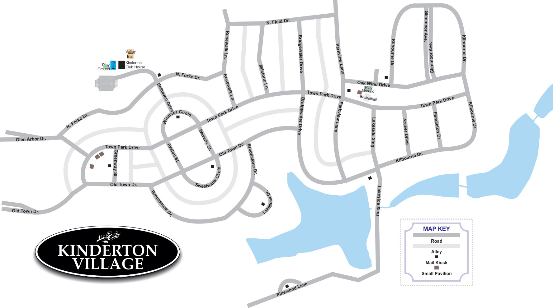 Kinderton Village Map