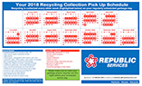 Davie County Recycle Schedule 2018 150px